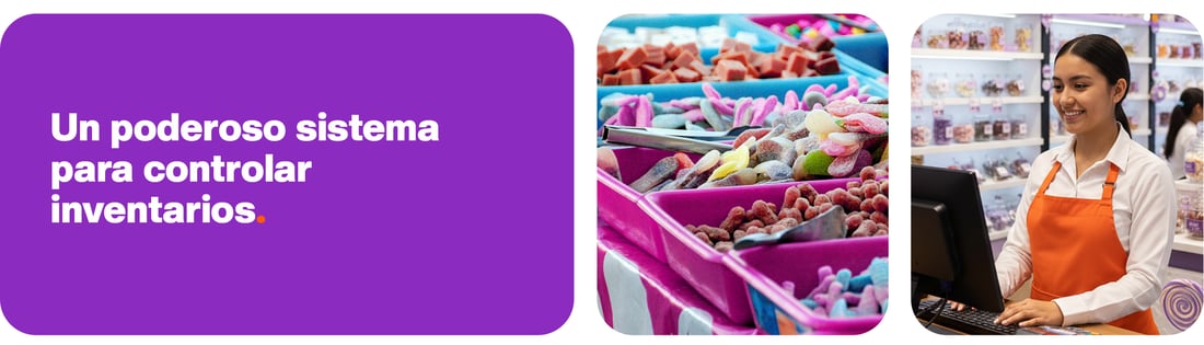 Herramienta de barra inteligente para encontrar y cobrar dulces populares al instante con tu sistema de ventas para negocio