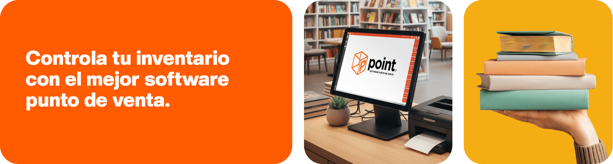 Herramienta para realizar conteos rápidos de libros y organizar estantes con un sistema punto de venta e inventarios