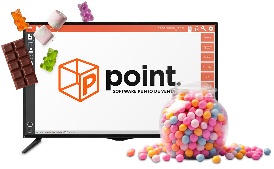 Computadora-Pantalla-Caja-Point-Software-Punto-de-Venta-Para-Dulcerias