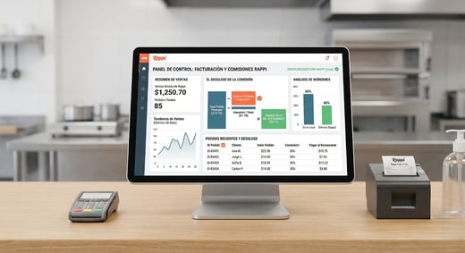 Facturación y comisiones en Rappi: lo que debe controlar tu restaurante