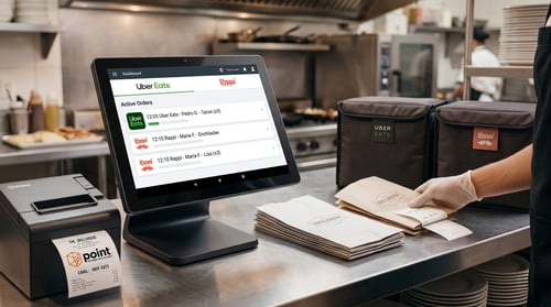 Pedidos de Uber Eats y Rappi desde tu punto de venta Point